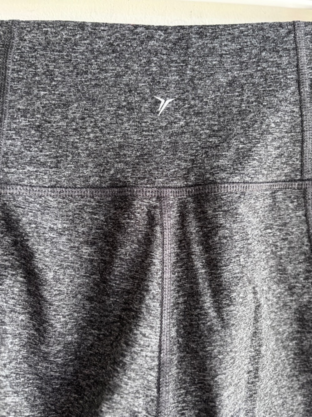 Old Navy Leggings Active Go-Dry High Waisted S Cropped Heather Gray Athleisure - Picture 7 of 11